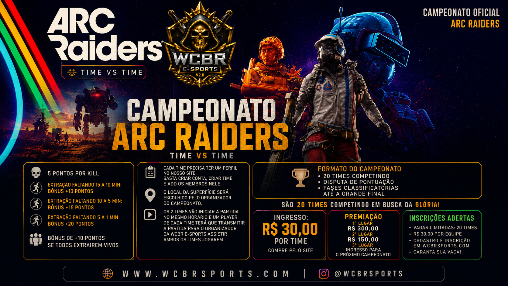 CAMPEONATO EXTRAÇÃO 🏆 RAIDERS VS ARCS!